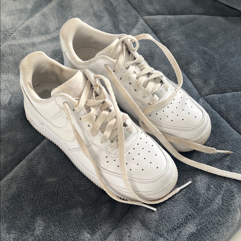 Nike White Air Force One Athletic Shoes